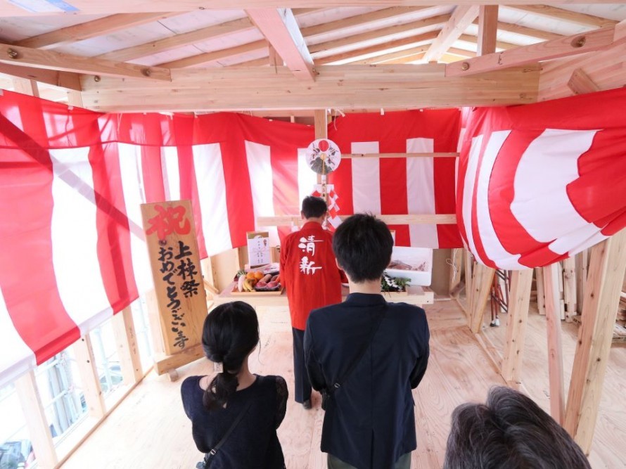 上棟式を行いました｜秋葉区山谷町の家